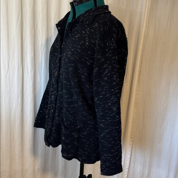 Vintage Elisabeth by Liz Claiborne Wool Blend Button Down Collared Cardigan 1X - Picture 3 of 8